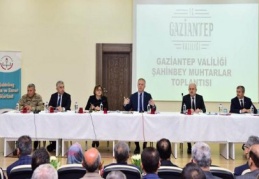 Vali Gül’ün ilk muhtarlar toplantısı Şahinbey’de
