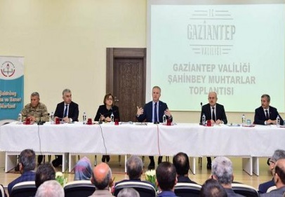 Vali Gül’ün ilk muhtarlar toplantısı Şahinbey’de