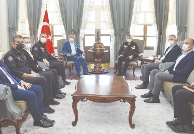 Valiler, Acil Durum Başkanı ile biraraya geldi