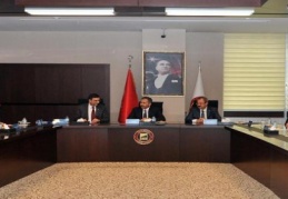 Valisi Ali Yerlikaya, Gaziantep Sanayi Odası Yönetim Kurulu ve Meclis Başkanlık Divanına hayırlı olsun ziyaretinde bulun