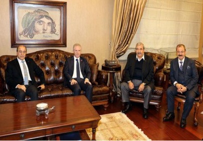 Valisi Davut Gül, SANKO Holding yönetimine iadeyi ziyarette bulundu