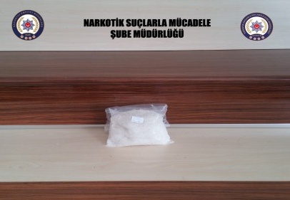Van otobüsünde uyuşturucu ele geçirildi