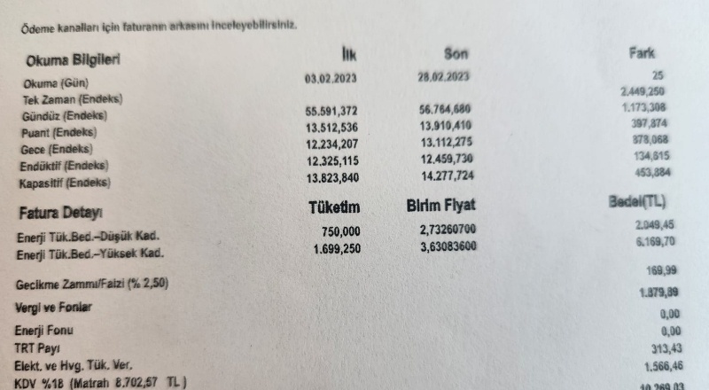 Vatandaş, faturaları görünce şok yaşadı