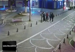 Vatandaş için konulan dezenfektanı çaldılar