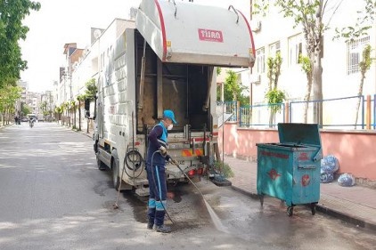Vatandaşın sağlığı ve hijyen için temizlik
