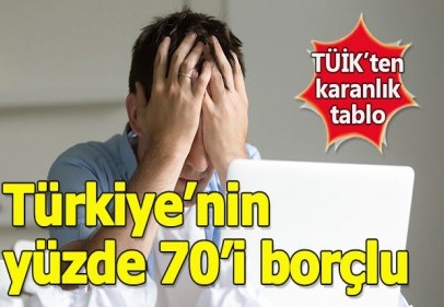 vatandaşlar borç içinde yüzüyor
