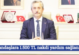Vatandaşlara 1.500 TL nakdi yardım sağlanıyor