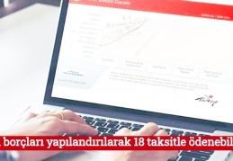 Vergi borçları yapılandırılarak 18 taksitle ödenebilecek