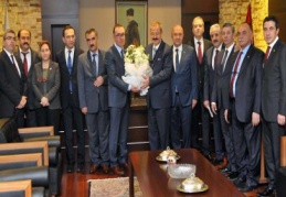 Vergi Dairesi Başkan Vekili Halil Tekin, GSO ve GTO’yu ziyaret etti