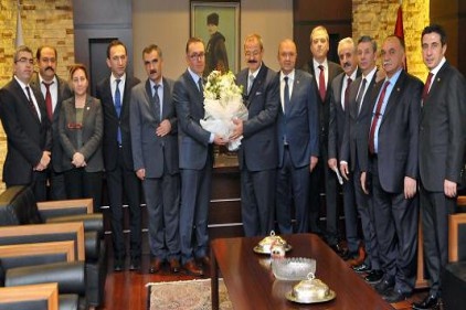 Vergi Dairesi Başkan Vekili Halil Tekin, GSO ve GTO&#8217;yu ziyaret etti