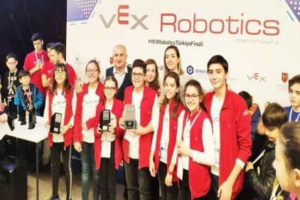 VEX IQ Türkiye Şampiyonası&#039;nda SANKO okullarına 3 ödül 