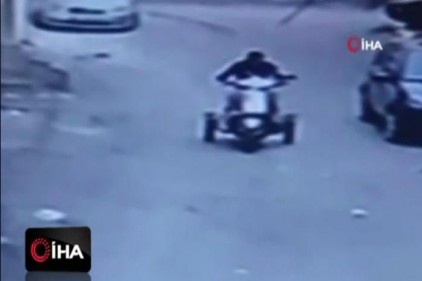 Vicdansız hırsız, engellinin motosikletini çaldı