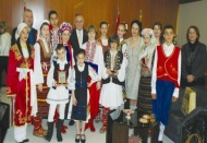 Yabancı folklor ekipleri Güzelbey’i ziyaret etti 
