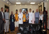 Yabancı öğrenciler hastane ziyaret etti 