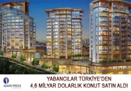 Yabancılar 22 binden fazla konut aldı