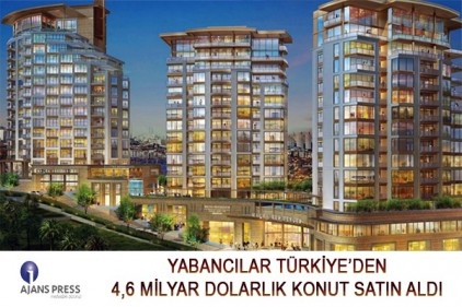 Yabancılar 22 binden fazla konut aldı
