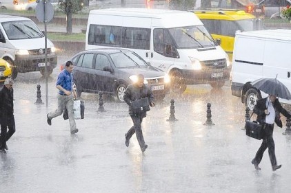 Yağışlı hava geliyor