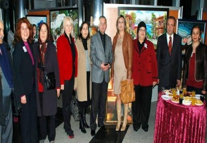 Yağlı boya resim sergisi açıldı