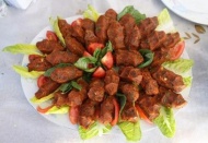 Yağlı köfteler yarıştı