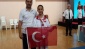 Yağmur Demir altın madalya alarak Balkan Şampiyonu oldu.