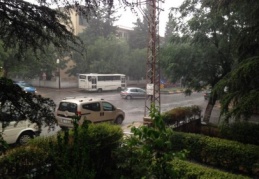 Yağmur sevindirdi