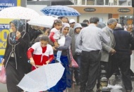 Yağmurlu havaya hazırlıksız yakalandık