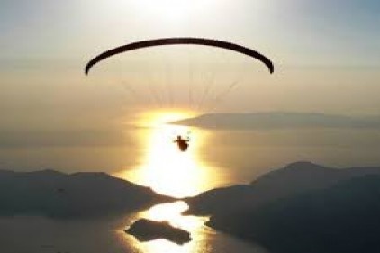 Yamaç paraşütü için eğitim aldılar