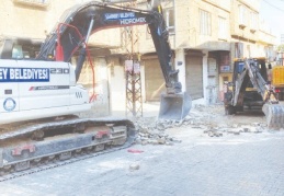 Yamaçtepe Mahallesi’nde imar yolu tesviye çalışmaları yapılıyor