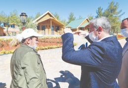 Yamaçtepe Tabiat Parkı’nda gençler için bungalov evler yapıldı