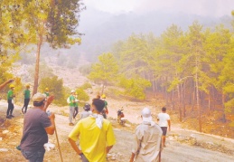 Yangın bilgisi olmayan gönüllüler risk altında