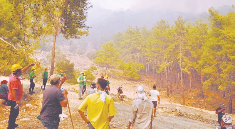 Yangın bilgisi olmayan gönüllüler risk altında