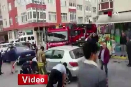 Yangına giden itfaiye ekiplerinin hatalı parklanma ile mücadelesi