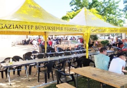 Yangından etkilenen 72 aileye yardım yapılacak