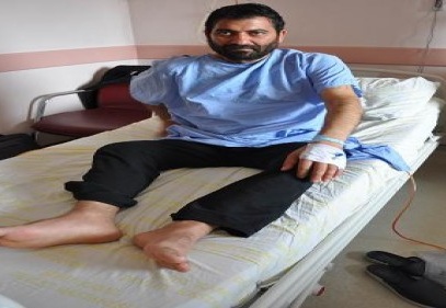 Yaralı Suriyeli Gaziantep’te tedavi edildi 