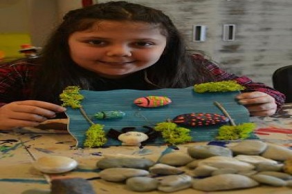 Yaratıcı Sanat Atölyeleri&#8217;nde drama, mozaik eğitimi de var