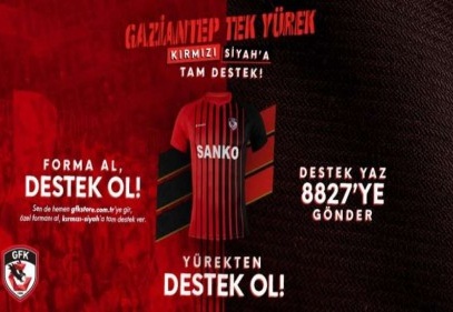 Yardım kampanyası başlatan son takım Gaziantep FK oldu