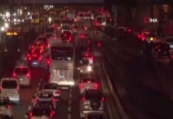 Yarı yıl tatili bitti trafik yoğunluğu arttı