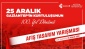 Yarışmada derece alanlara ödül ve sertifika verilecek