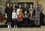 Yarışmalarda dereceye girenlere ödül töreni