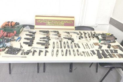 Yasa dışı silah üretenlere operasyon