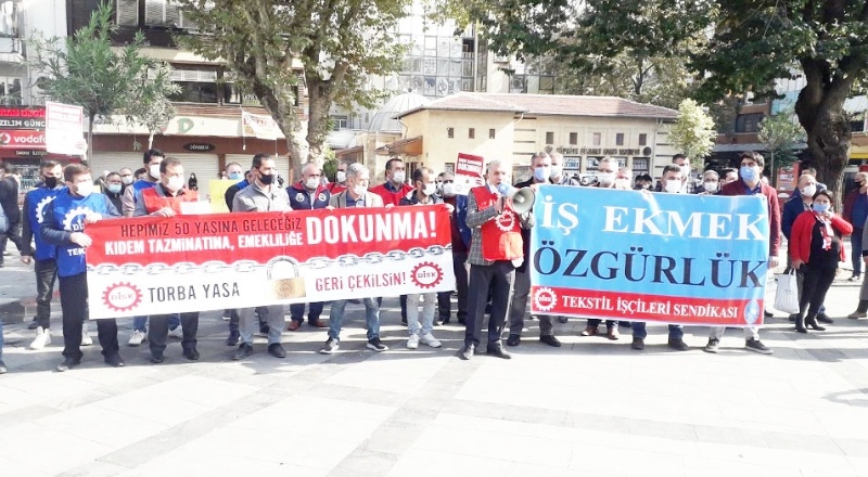Yasa teklifi geri çekilmezse meydanları doldurmaya kararlıyız