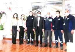 Yasin Savaş’ı ziyaret ettiler