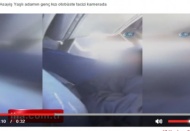 Yaşlı adamın genç kızı otobüste tacizi kamerada