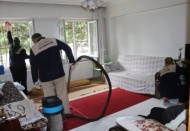 Yaşlı ve engelli evlerinde bayram temizliği yapıldı