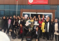 Yaşlıları ziyaret ettiler