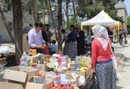 Yavuzeli’nde lise öğrencileri için kermes düzenlendi