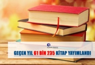 Yayımlanan kitap sayısı ise 61 bin 235
