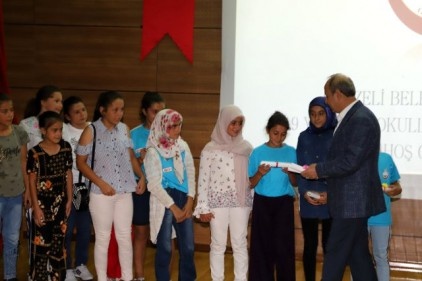 Yaz spor okullarında sertifika heyecanı yaşandı
