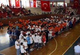 Yaz sporları okullarının açılışı yapıldı 