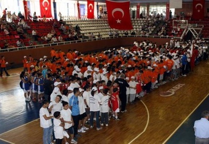 Yaz sporları okullarının açılışı yapıldı 